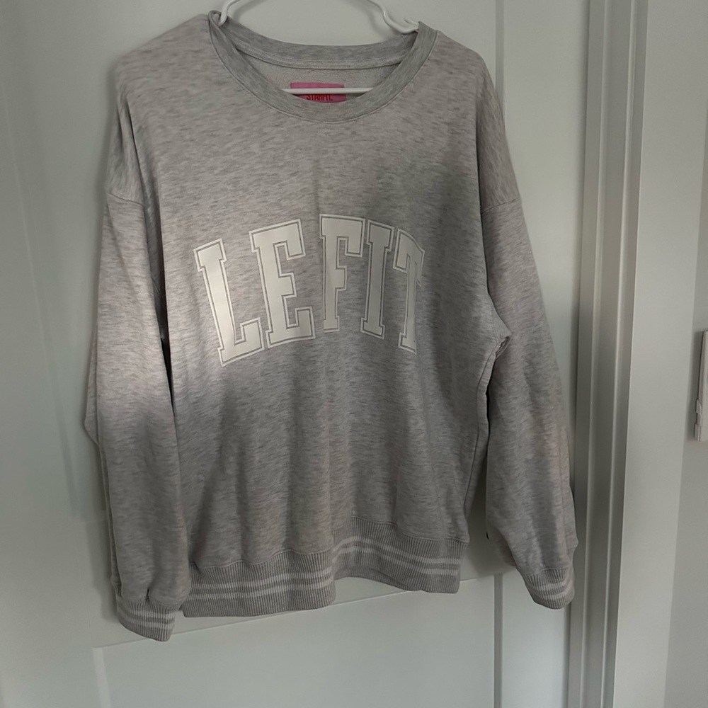 Starfit Light Gray Sweatshirt Oversized SIZE M/L